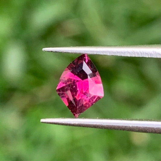 Red Garnet Shield 0.55 Ct Natural Loose Gemstone For Jewelry Making 💎✨