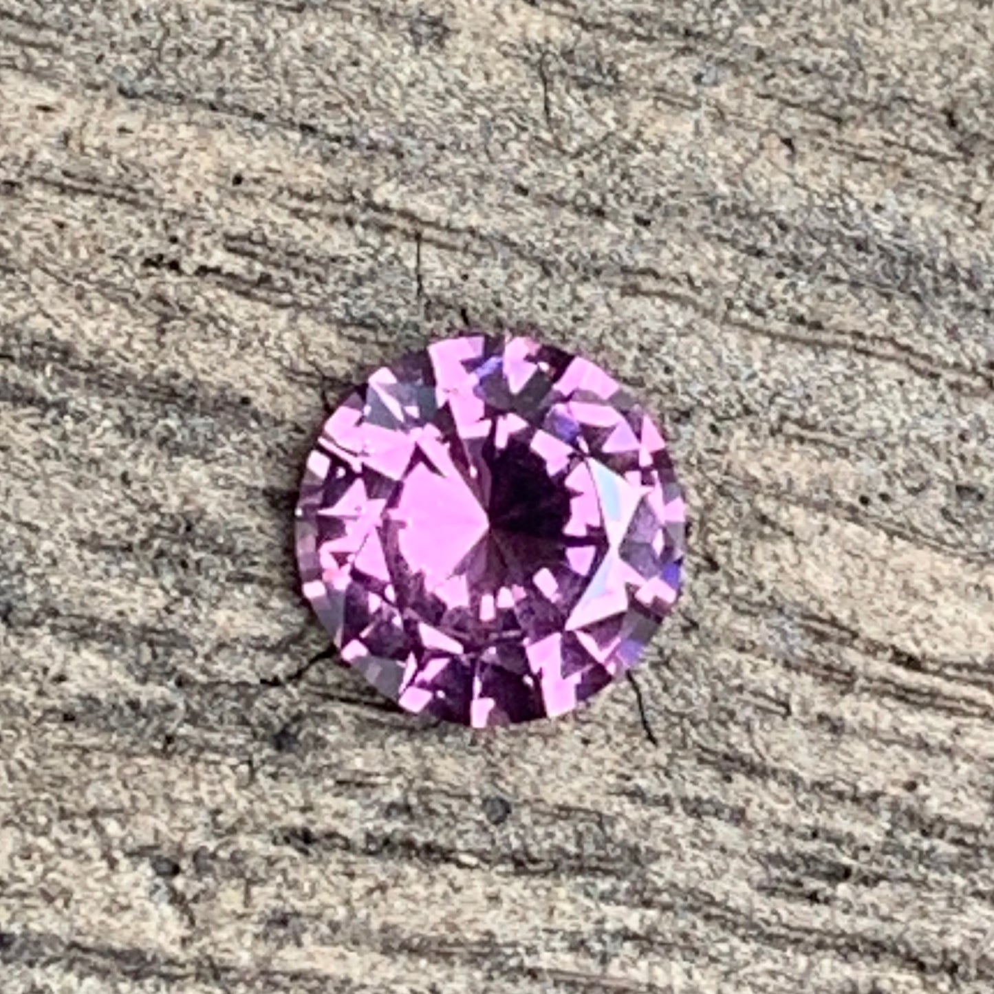 Pink Spinel 5.4 mm Round 0.62 Ct Natural Loose Gemstone