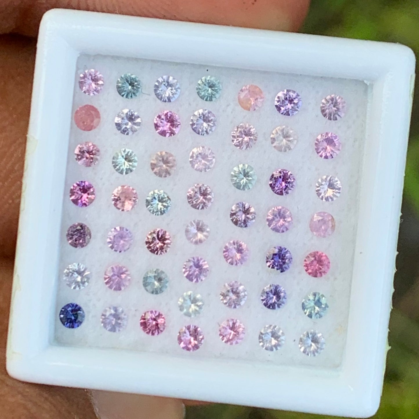 Multicolor Sapphire 1.43 Ct / 50 Loose Gemstone Parcel For Jewelry Making 💎✨