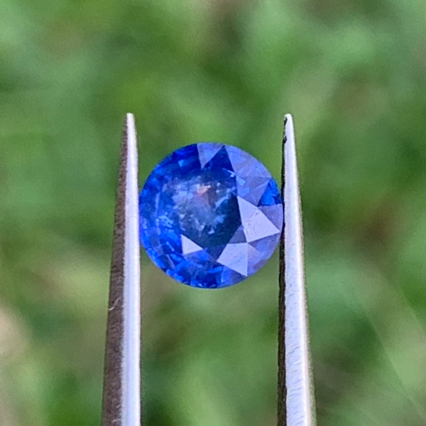 Blue Sapphire Round Cut 0.73 Ct Natural Loose Gemstone For Jewelry Making 💎✨