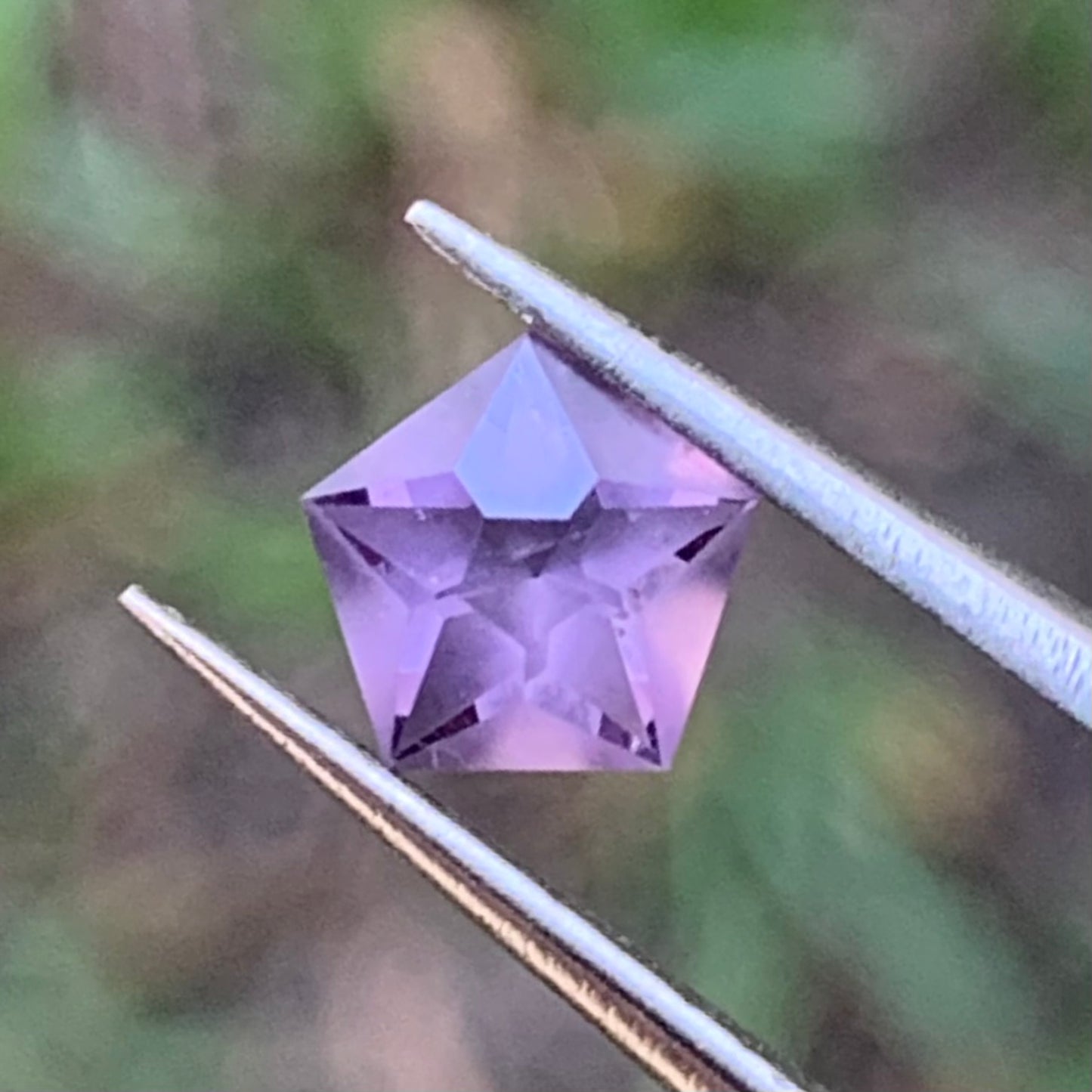 Lavender Spinel Star Cut Pentagon 0.58 Ct Natural Loose Gemstone For Jewelry Making 💎✨