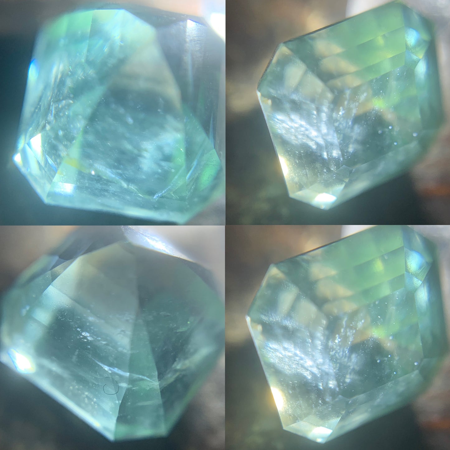 Mint Green Zircon Emerald Cut Octagon 6.20 Ct Natural Loose Gemstone For Jewelry Making 💎✨