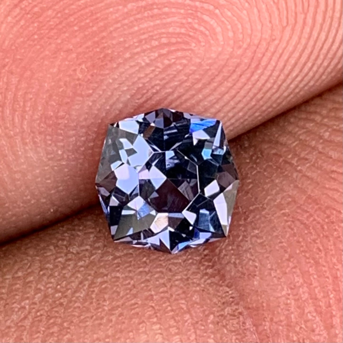Blue Spinel Octagonal Flower 1.35 Ct Creative Cut Loose Gemstone