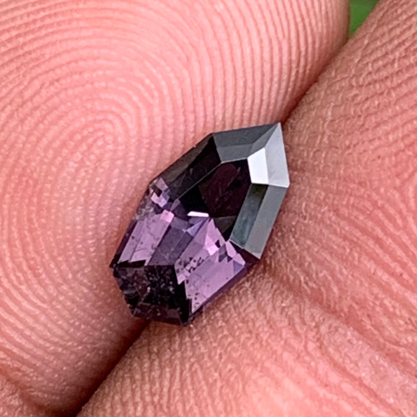 Purple Spinel Fancy Geometric Shape Modified Shield 1.50 Ct Natural Loose Gemstone from Sri Lanka
