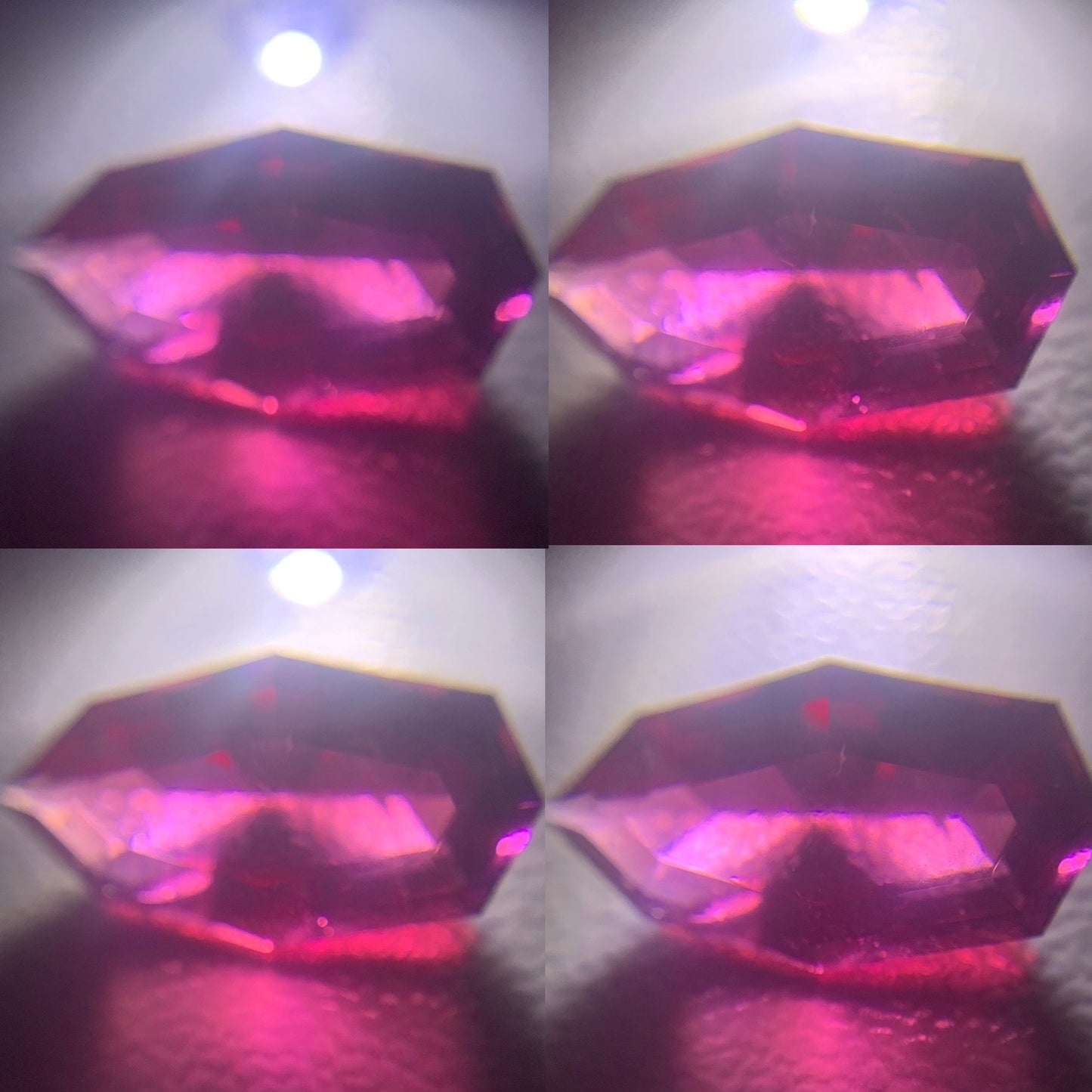 Natural Garnet Loose Stone, Geometric Cut Fancy Design Red Gemstone, for Jewelry Making 2.80 Ct Stone