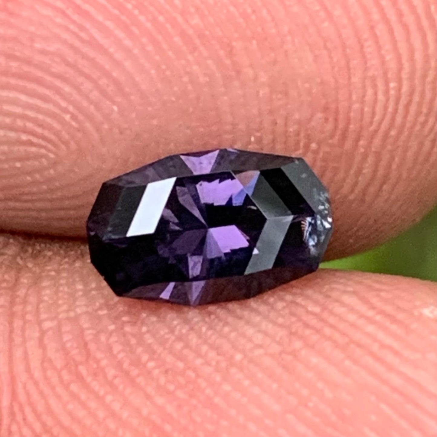 Deep Purple Spinel 1.15 Ct Natural Creatively Cut Loose Gemstone for Jewelry Making