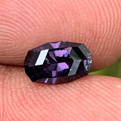 Deep Purple Spinel 1.15 Ct Natural Creatively Cut Loose Gemstone for Jewelry Making