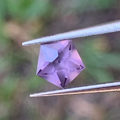 Lavender Spinel Star Cut Pentagon 0.58 Ct Natural Loose Gemstone For Jewelry Making 💎✨