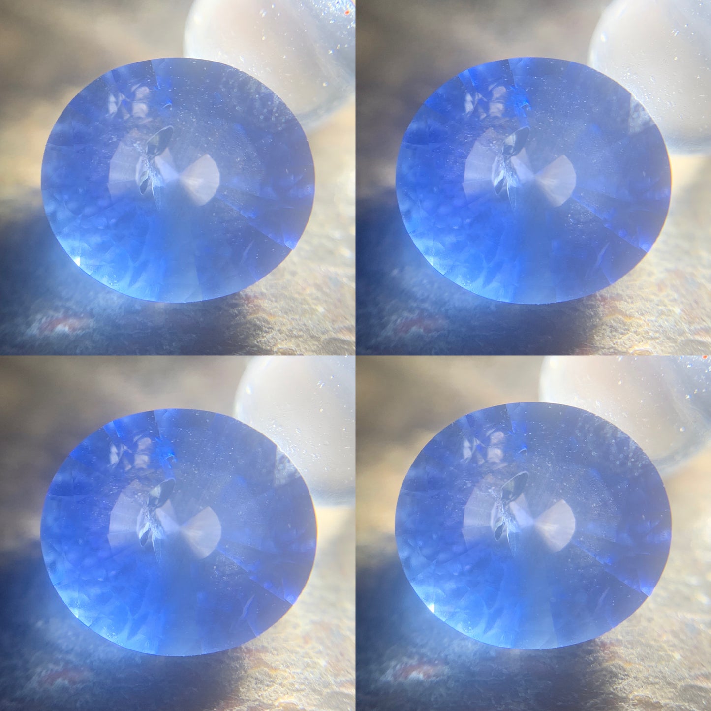 Blue Sapphire Roundish Oval 1.11 Ct Heated Only Natural Loose Gemstone For Jewelry Making