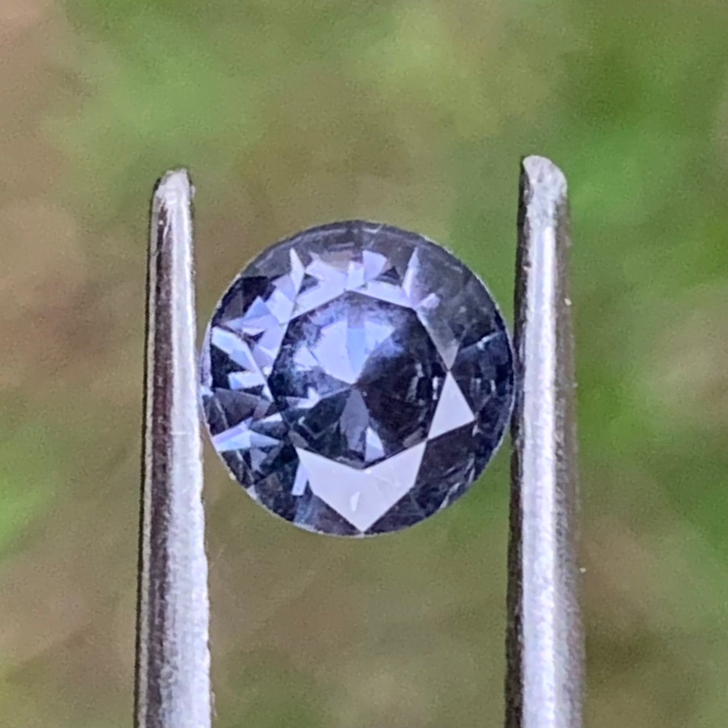 Purplish Gray Spinel 5.7 mm Round 0.5 Ct Ceylon Natural Loose Gemstone
