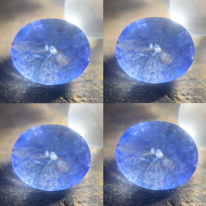 Blue Sapphire Oval 0.72 Ct Natural Loose Gemstone For Jewelry Making