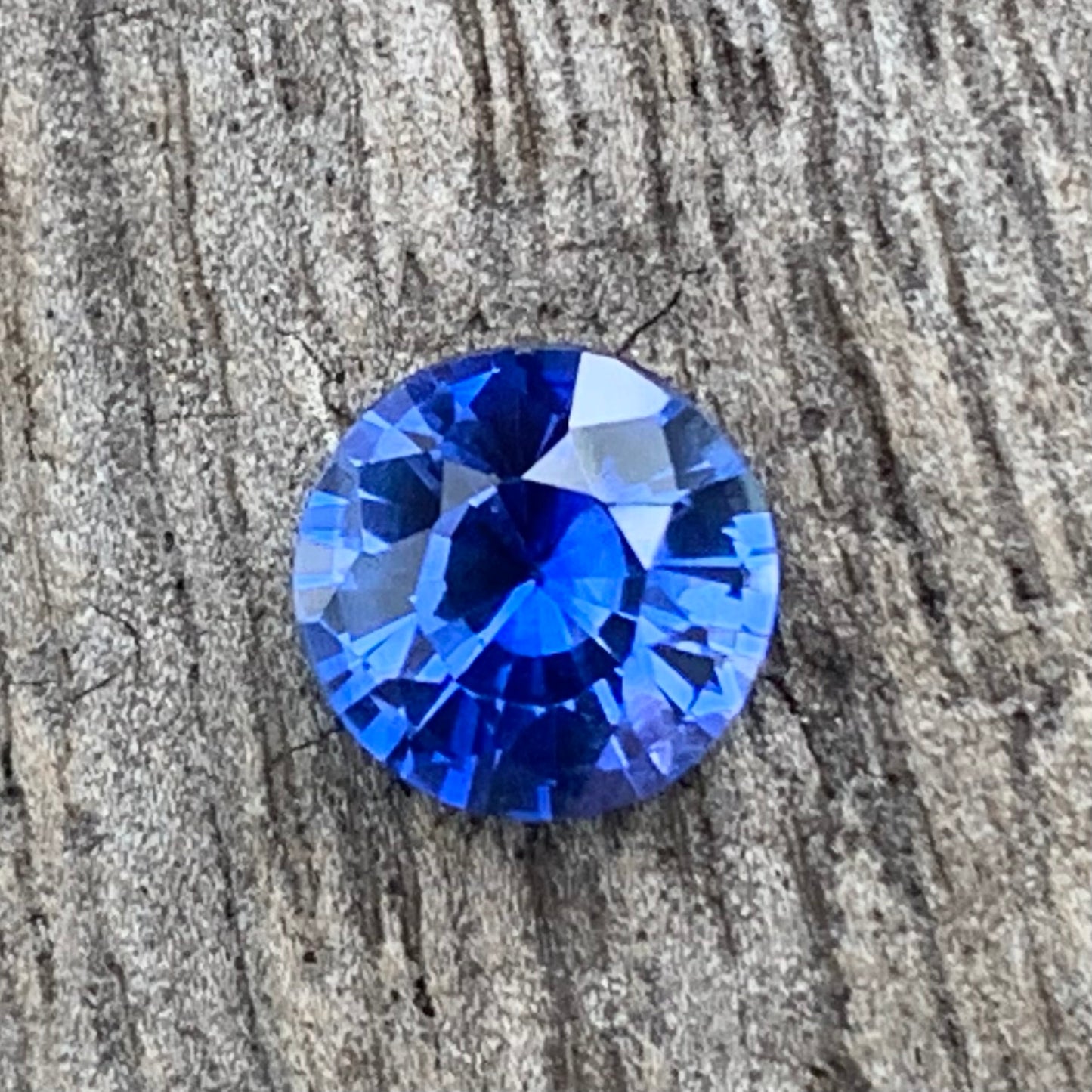 Blue Sapphire 6.2 mm Round Heated Only 1.20 Ct Natural Loose Gemstone for Jewelry Making