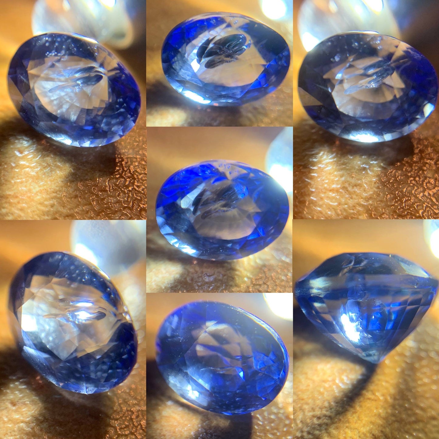 Blue Sapphire Oval 3.5 Ct Natural Earthmined Loose Gemstone from Sri Lanka