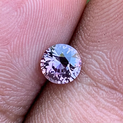 Purple Sapphire 5.2 mm Round 0.71 Ct Heated Only Natural Loose Gemstone For Jewelry Making 💎✨