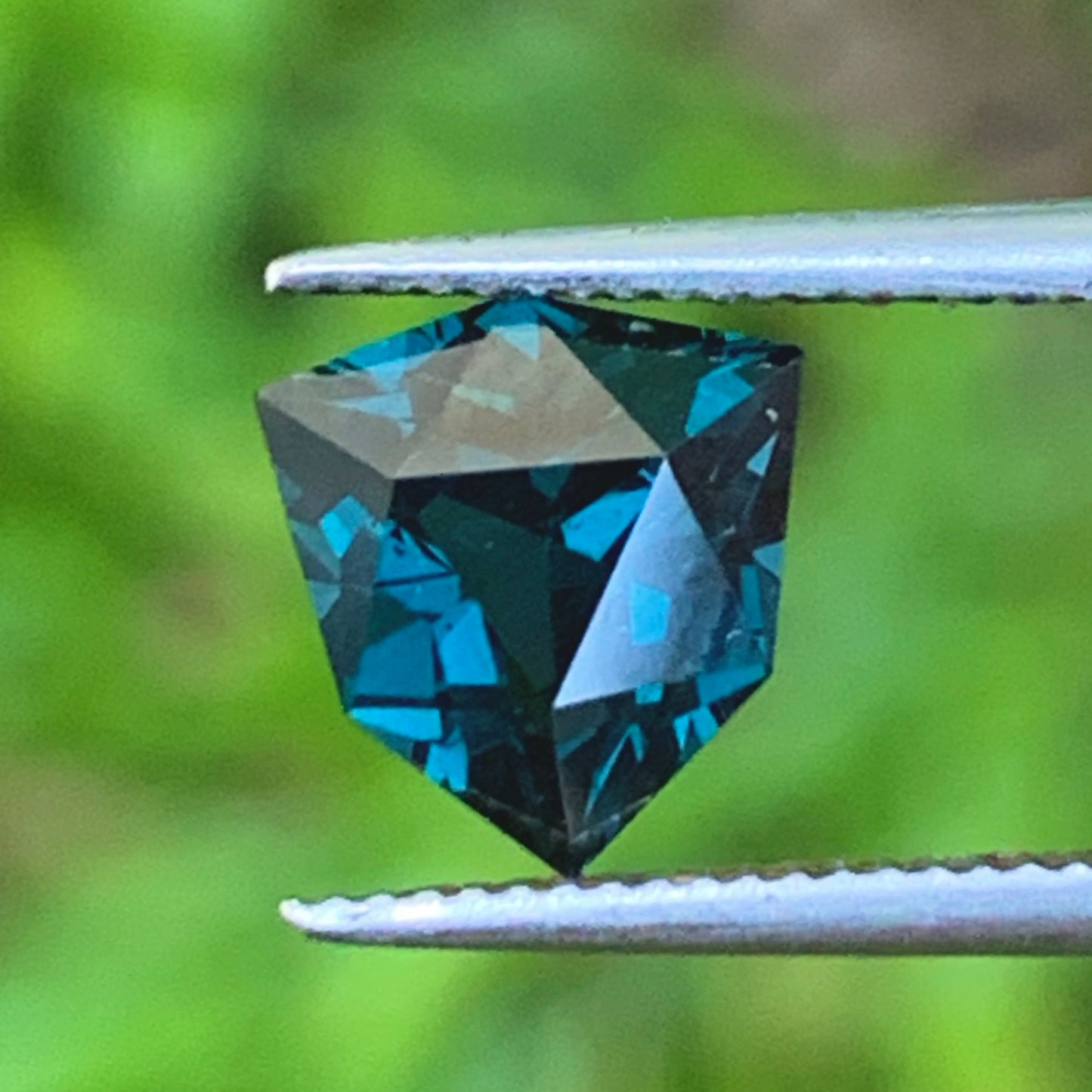 Teal Blue Spinel Shield 1.35 Ct Natural Loose Gemstone From Sri Lanka