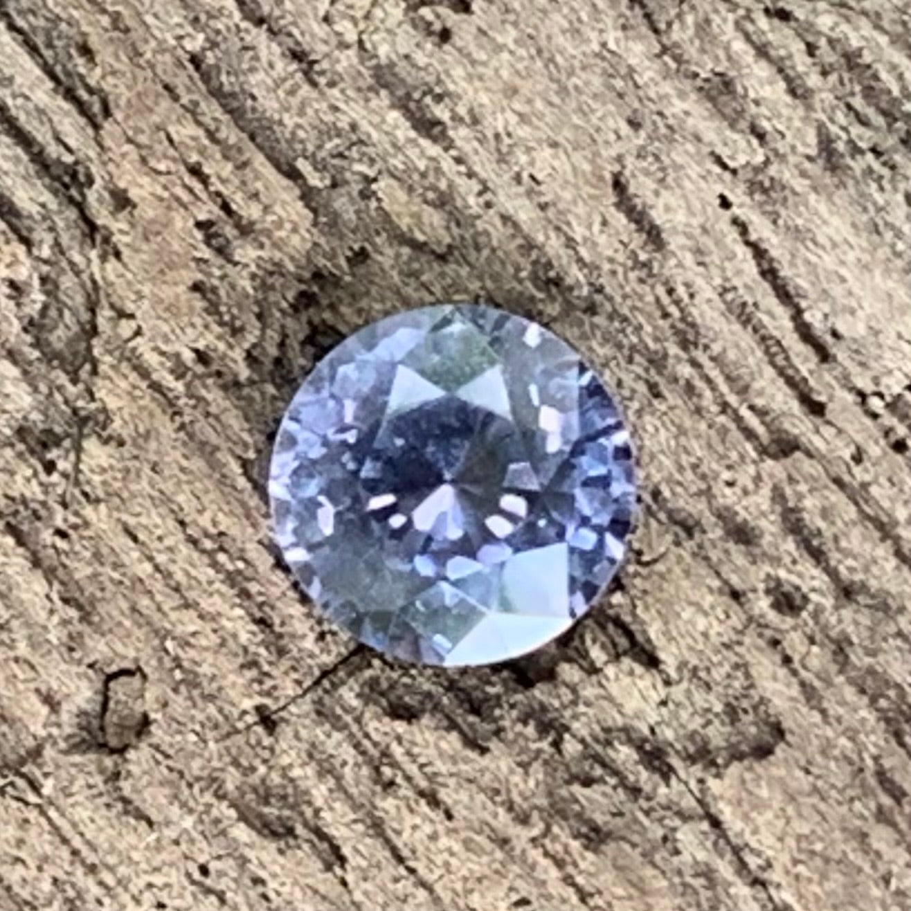 Purple Spinel Flower Cut Round 5 mm / 0.56 Ct Natural Loose Gemstone from Sri Lanka