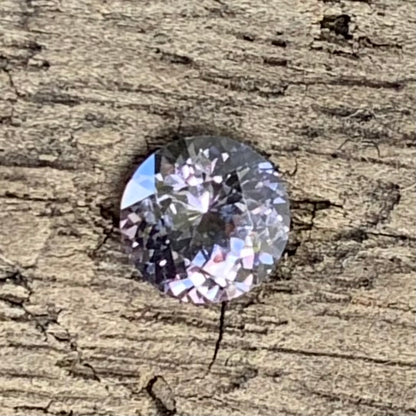 Light Purple Spinel Flower Cut Round 4.9 mm / 0.55 Ct Natural Loose Gemstone from Sri Lanka