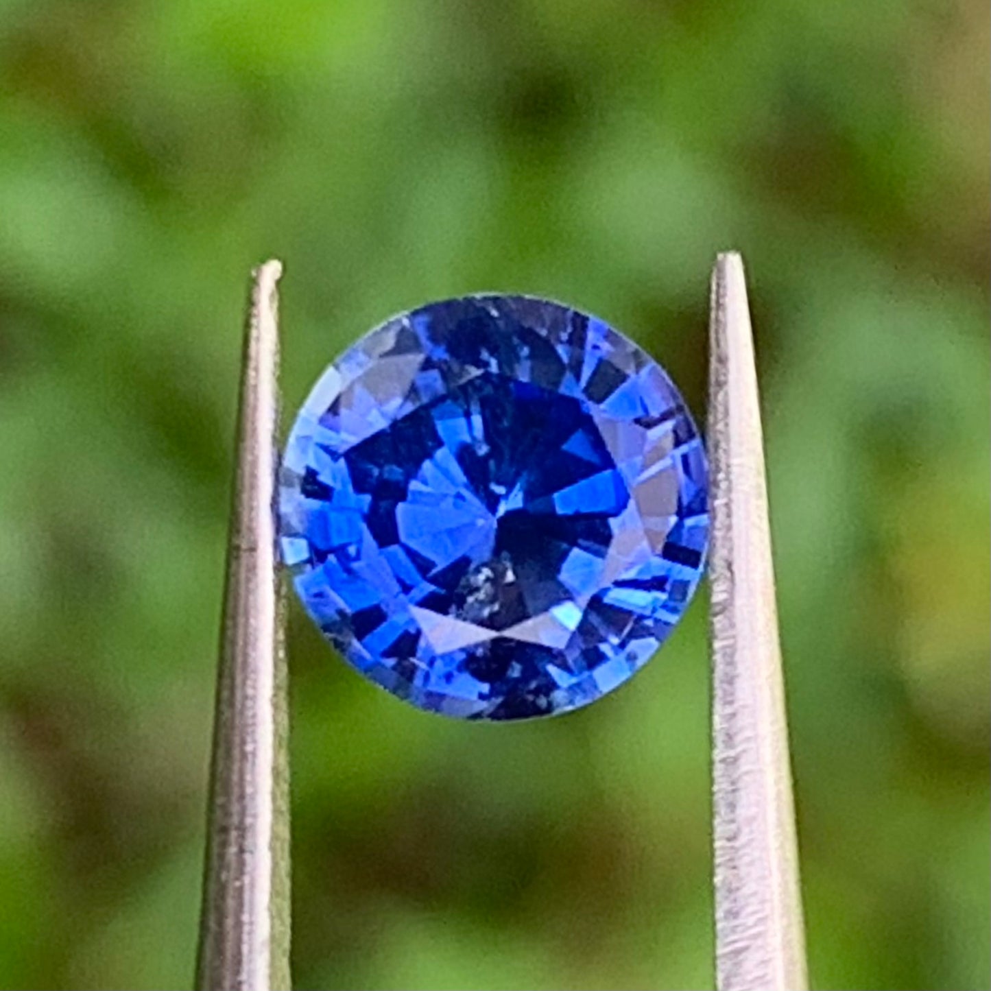 Blue Sapphire 6.3 mm Round Heated Only 1.10 Ct Natural Loose Gemstone for Jewelry Making