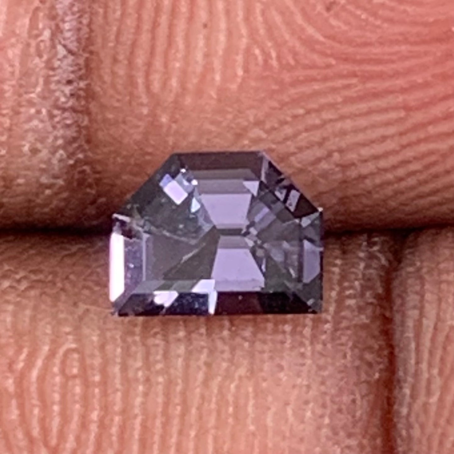 Deep Purple Spinel Fancy Cut 0.56 Ct Natural Loose Gemstone for Jewelry Making