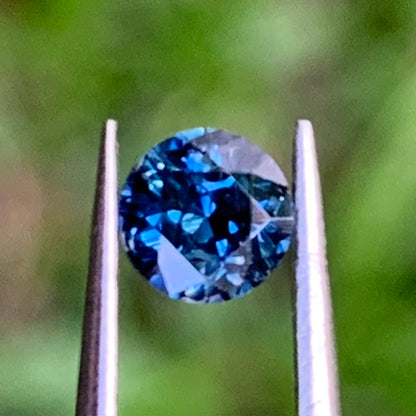 Teal Blue Sapphire 4.2 mm Round Heated Only 0.3 Ct Natural Loose Gemstone