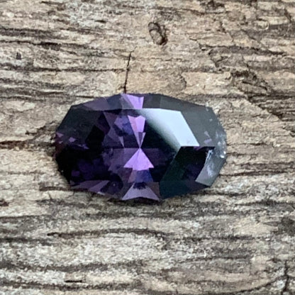 Deep Purple Spinel 1.15 Ct Natural Creatively Cut Loose Gemstone for Jewelry Making