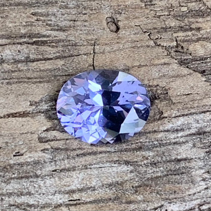 Bluish Purple Spinel Oval 0.94 Ct Natural Unheated Loose Gemstone for Jewelry Making