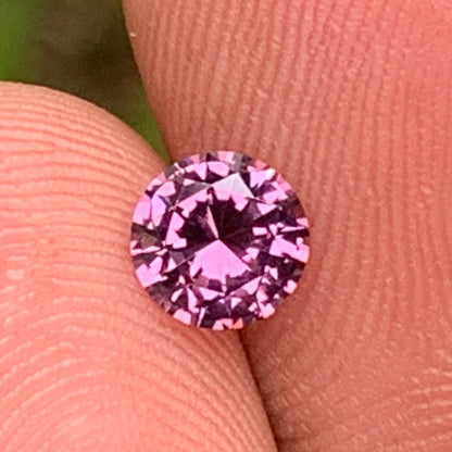 Pink Spinel 5.4 mm Round 0.62 Ct Natural Loose Gemstone