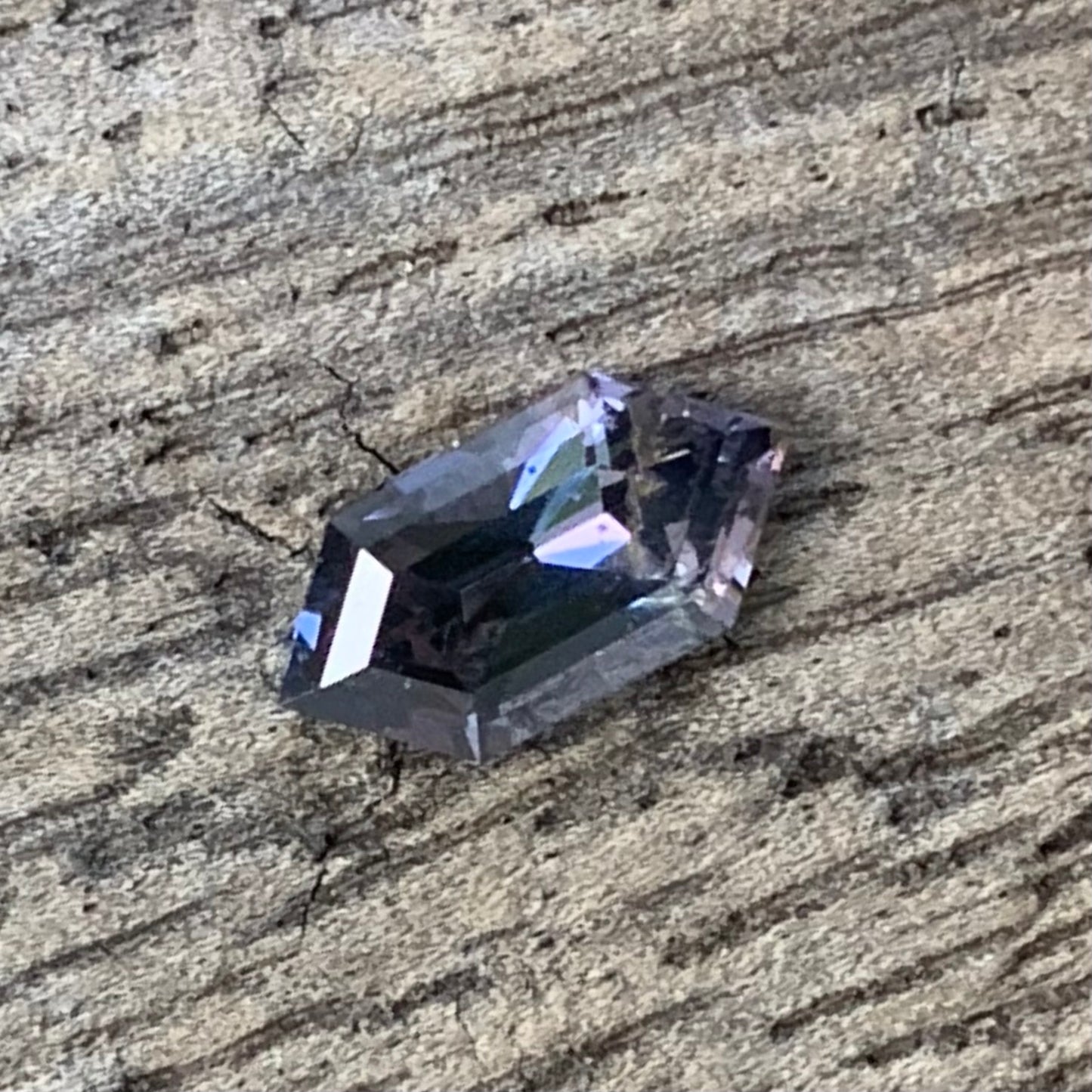 Purple Spinel Elongated Hexagon 0.65 Ct Natural Loose Gemstone For Contemporary Jewelry 💎✨