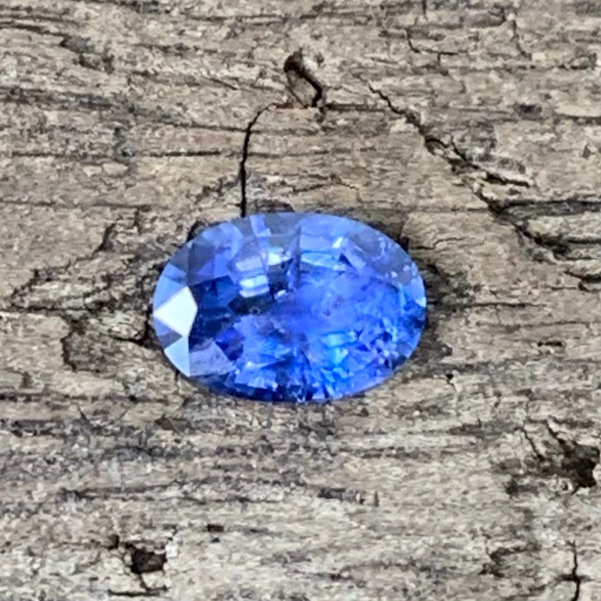 Purplish Blue Sapphire Oval 0.66 Ct Heated Only Natural Loose Gemstone For Jewelry Making