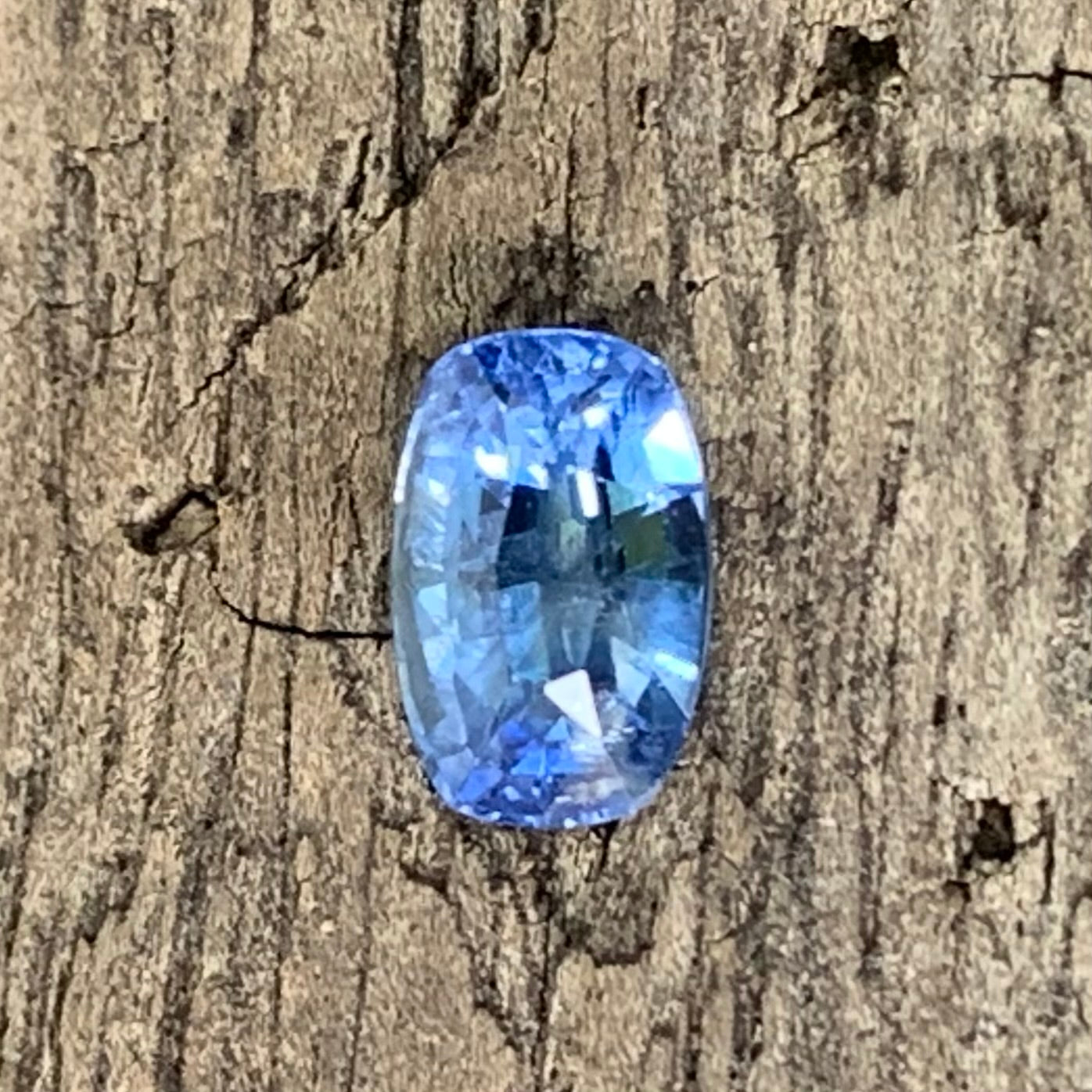 Blue Sapphire Rectangular Cushion 0.99 Ct Heated Only Natural Loose Gemstone For Jewelry Making