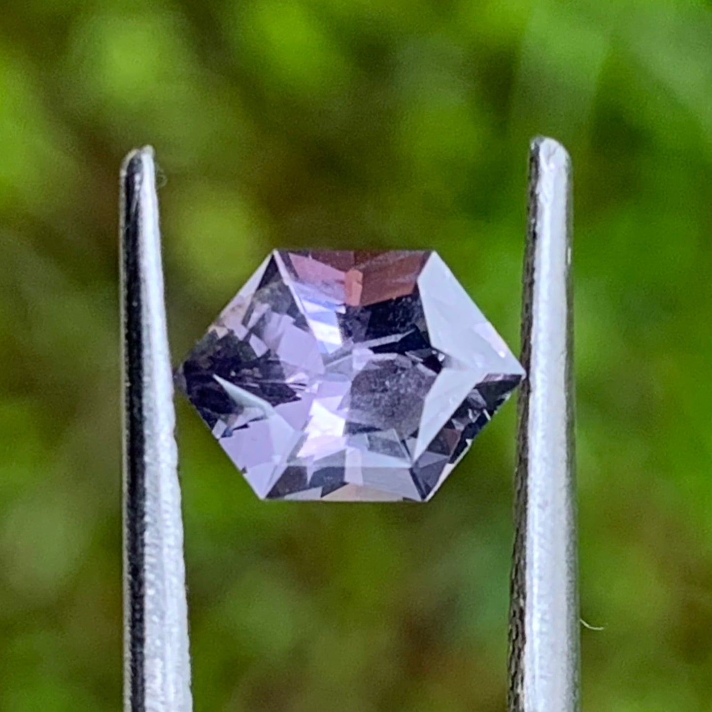 Natural Spinel Grayish Purple Elongated Hexagon 0.95 Ct Ethically Sourced Loose Gemstone For Jewelry Making