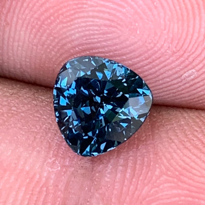 Teal Blue Spinel Trillion 2.40 Ct Natural Loose Gemstone From Sri Lanka