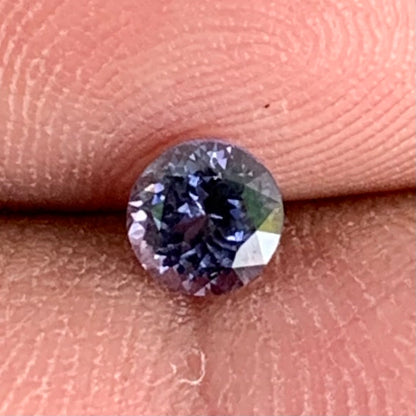 Lavender Spinel Flower Cut Round 4.75 mm / 0.56 Ct Natural Loose Gemstone from Sri Lanka