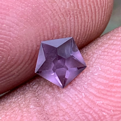Lavender Spinel Star Cut Pentagon 0.45 Ct Natural Loose Gemstone For Jewelry Making 💎✨