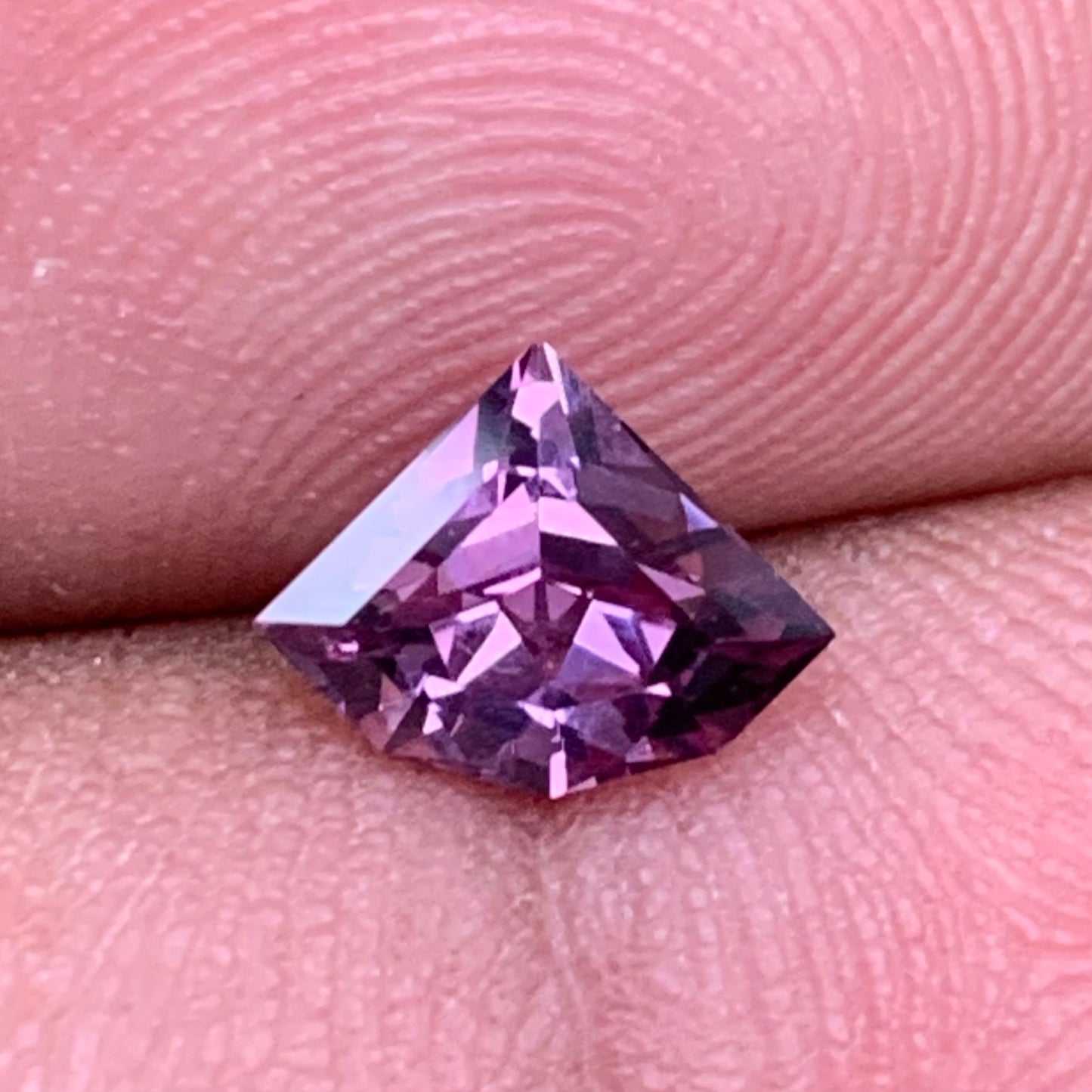 Purple Spinel Geometric Shape Shield 1.01 Ct Natural Loose Gemstone for Jewelry Making
