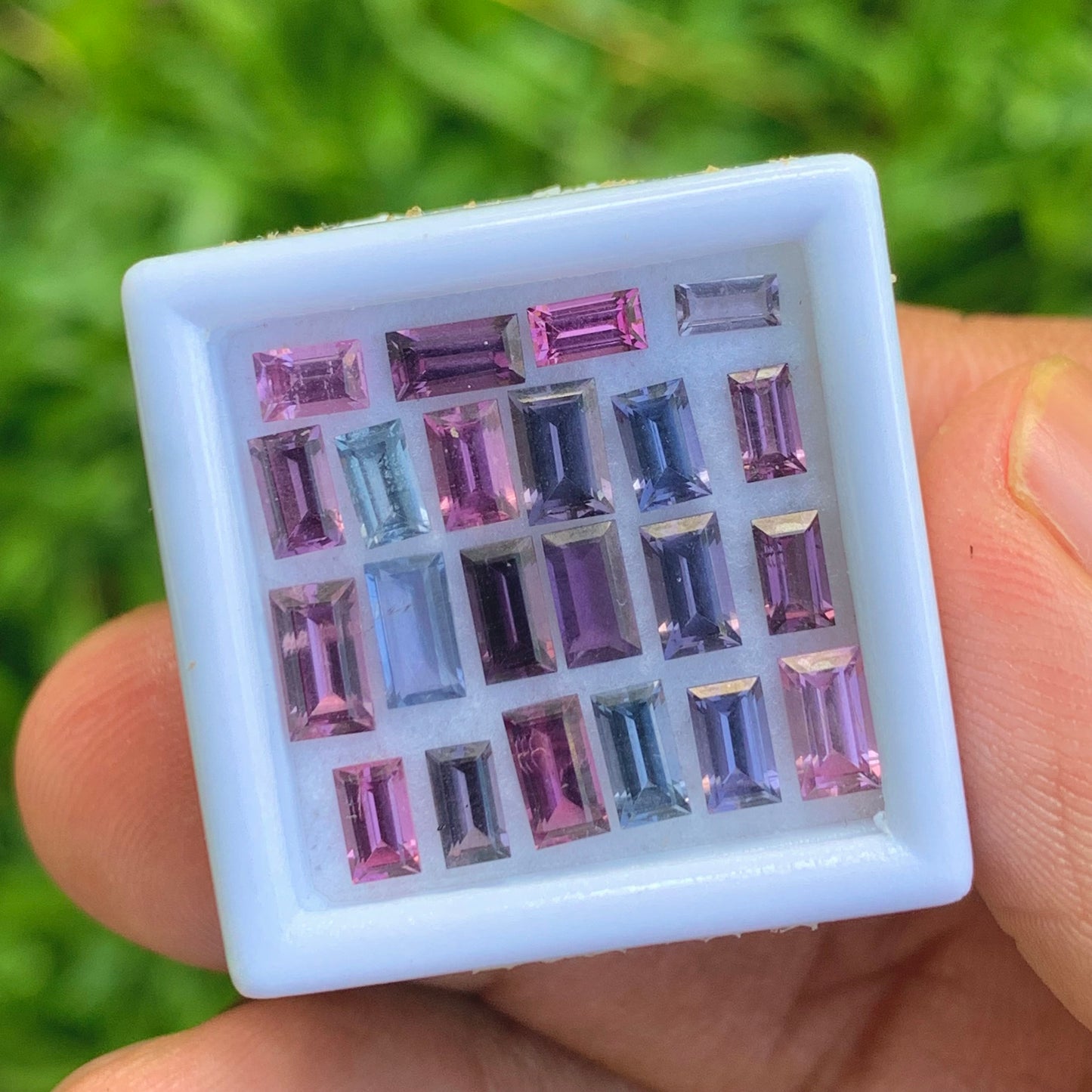 Spinel Baguettes Natural Multicolor Loose Gemstone Parcel 6.06 Ct / 22 Gemstones From Sri Lanka