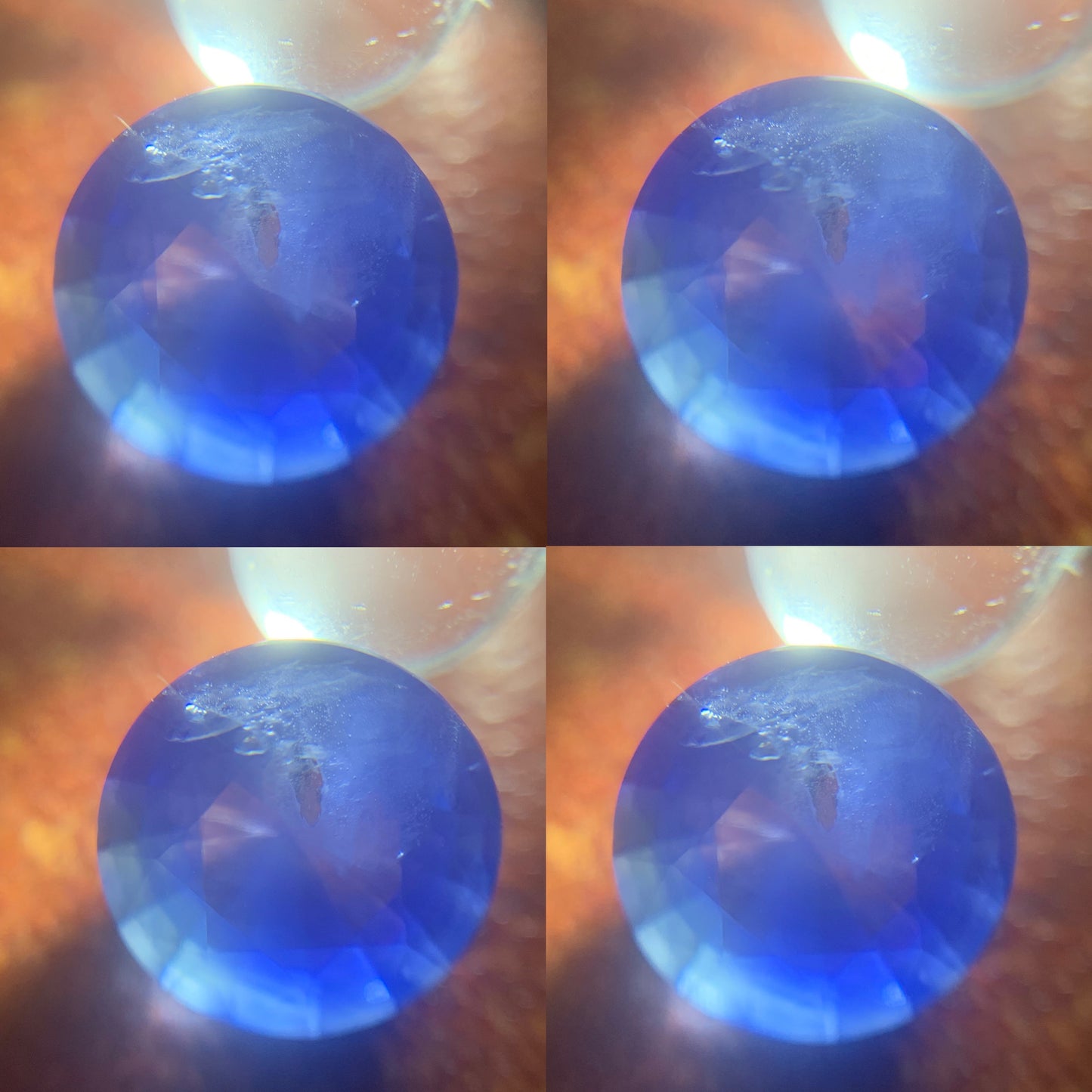 Blue Sapphire 6.2 mm Round Heated Only 1.03 Ct Natural Loose Gemstone