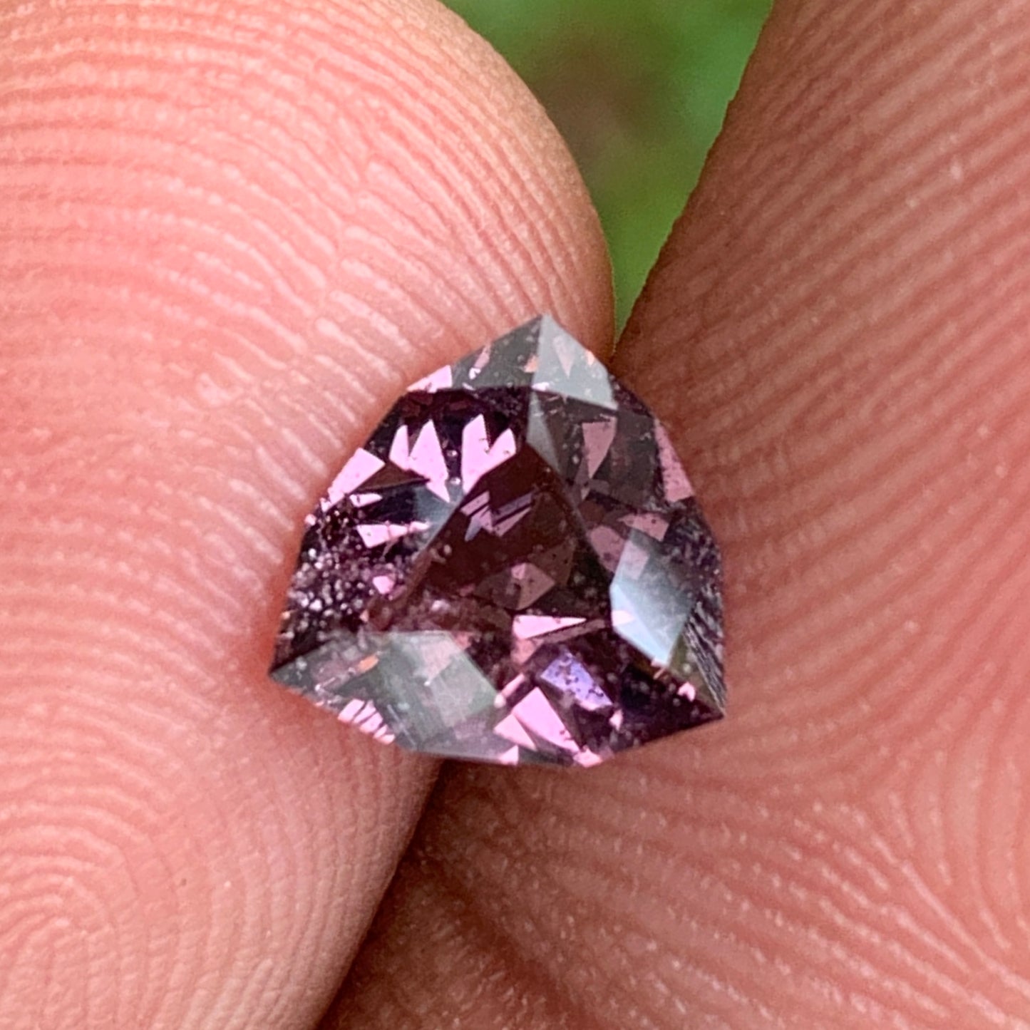Lavender Spinel Trillion 1.10 Ct Natural Loose Gemstone 💎✨