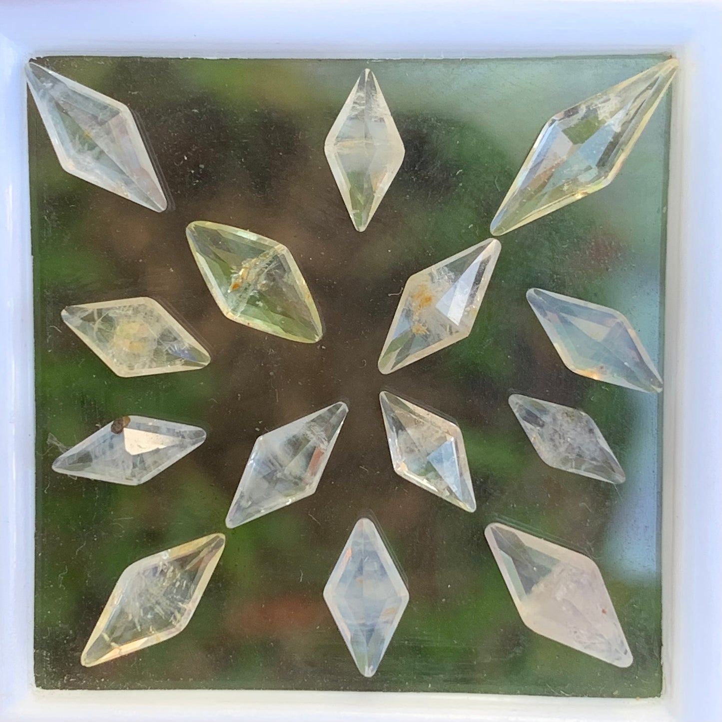 Salt and Pepper Sapphire & Yellow Sapphire Crystal Kites Wholesale Parcel of 8.71 Ct / 14 Stones Natural Unheated Loose Gemstones