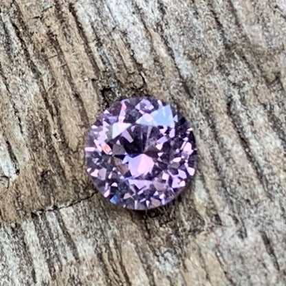 Purple Spinel 4.6 mm Round Fancy Flower Cut 0.4 Ct Loose Gem Stone From Sri Lanka