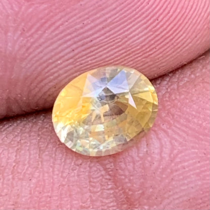 Yellow Sapphire Oval 1.32 Ct Natural Loose Gemstone For Jewelry Making