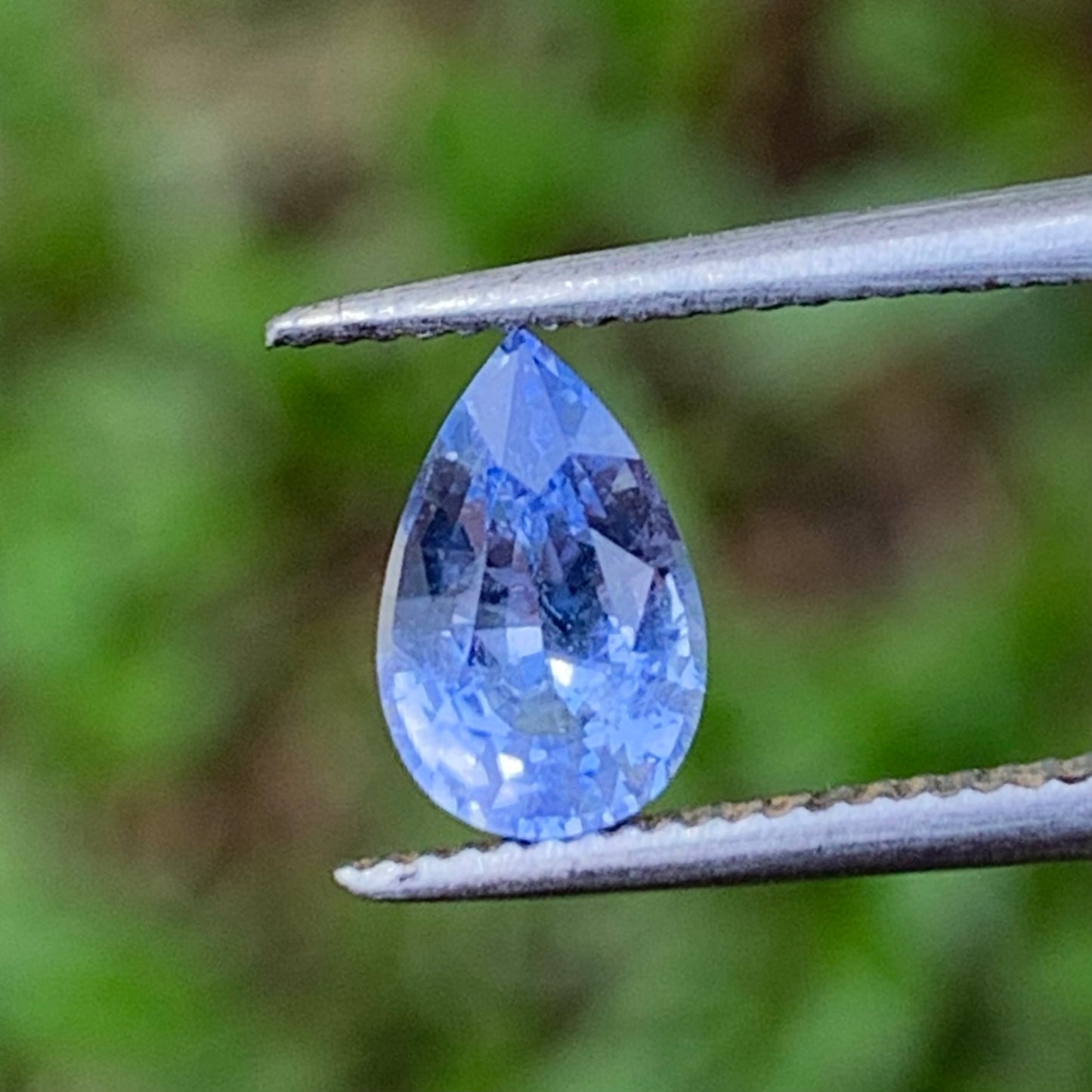 Blue Sapphire Pear 0.84 Ct Natural Loose Gemstone For Jewelry Making