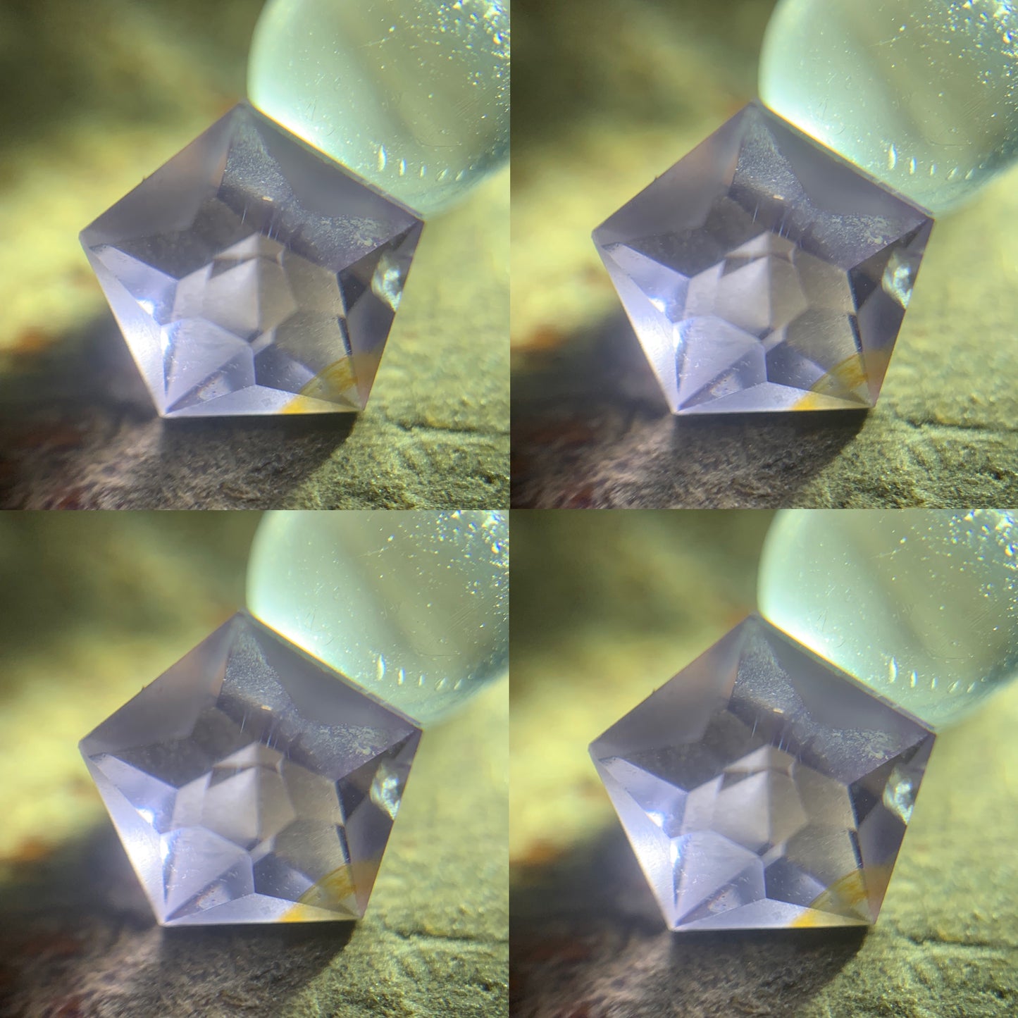 Purple Spinel Star Cut Pentagon 0.60 Ct Natural Loose Gemstone For Jewelry Making 💎✨