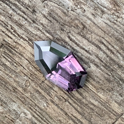 Purple Spinel Fancy Geometric Shape Modified Shield 1.50 Ct Natural Loose Gemstone from Sri Lanka