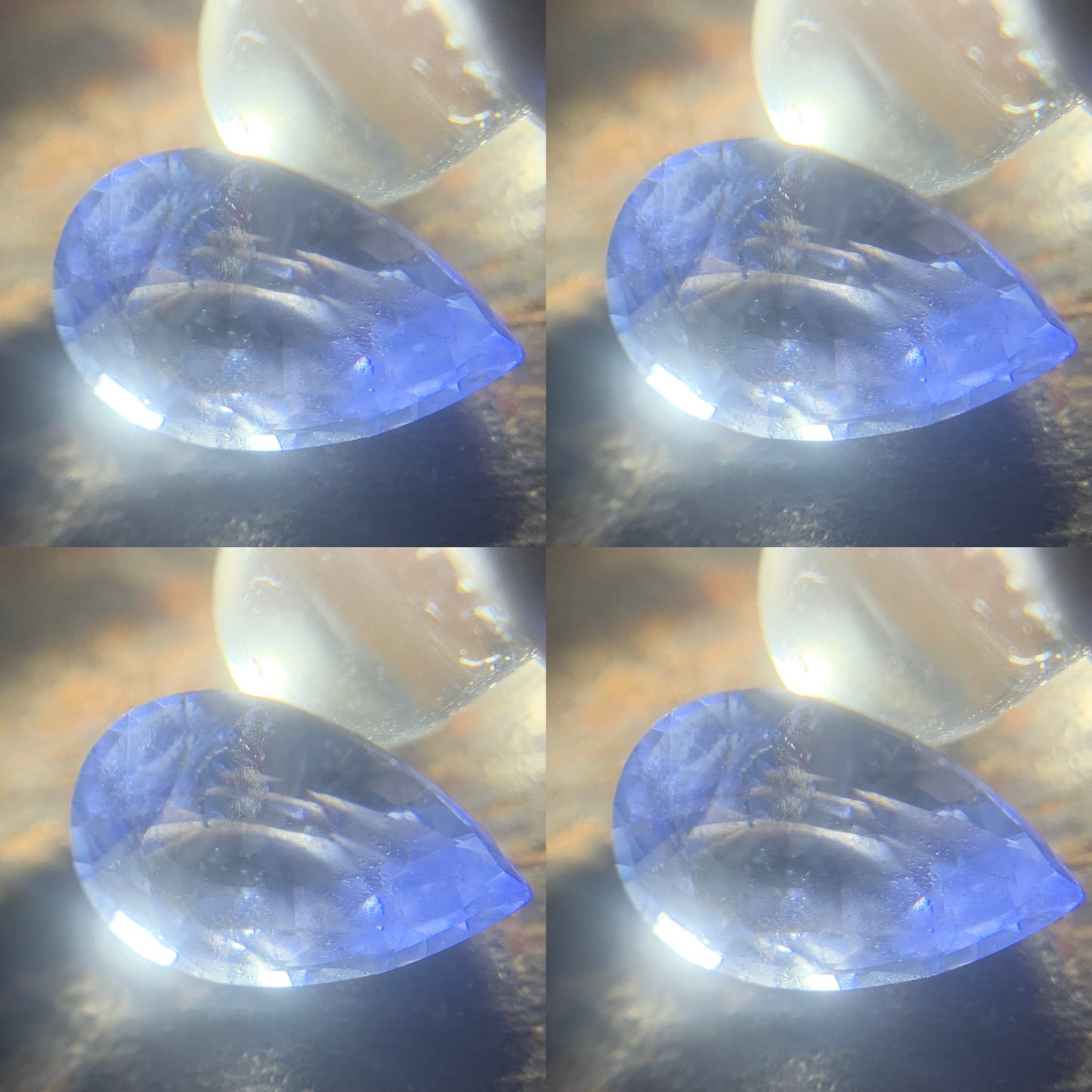 Blue Sapphire Pear 0.84 Ct Natural Loose Gemstone For Jewelry Making