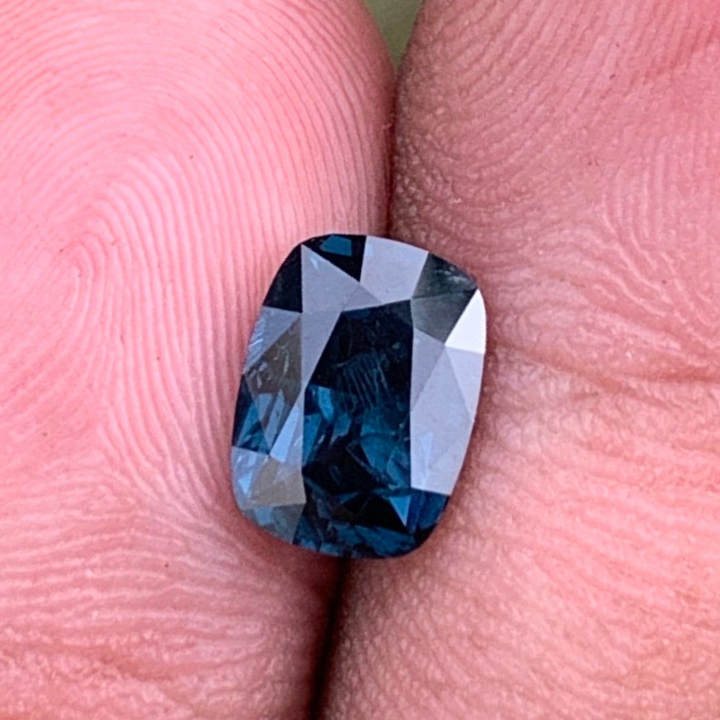 Teal Blue Spinel Rectangular Cushion 1.61 Ct Natural Loose Gemstone For Jewelry Making 💎✨