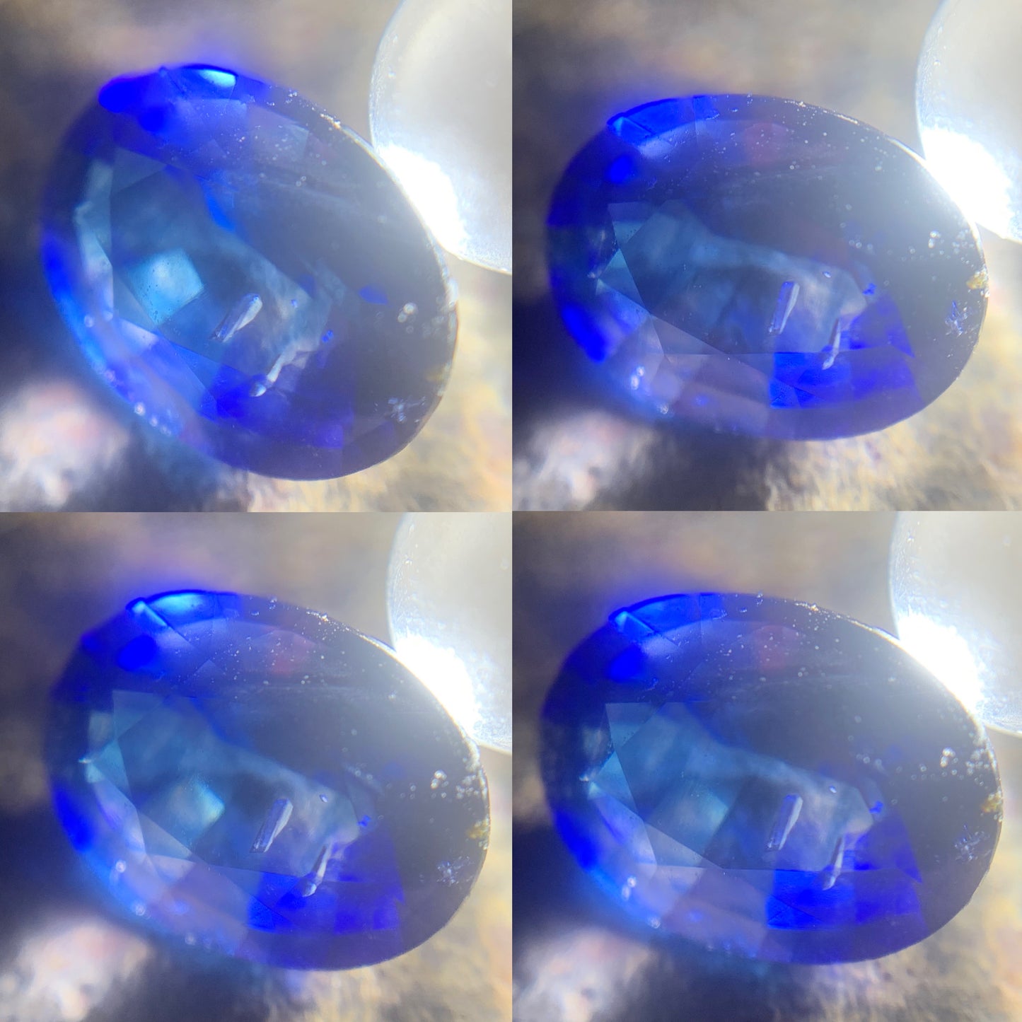 Blue Sapphire Oval 0.91 Ct Natural Loose Gemstone For Jewelry Making