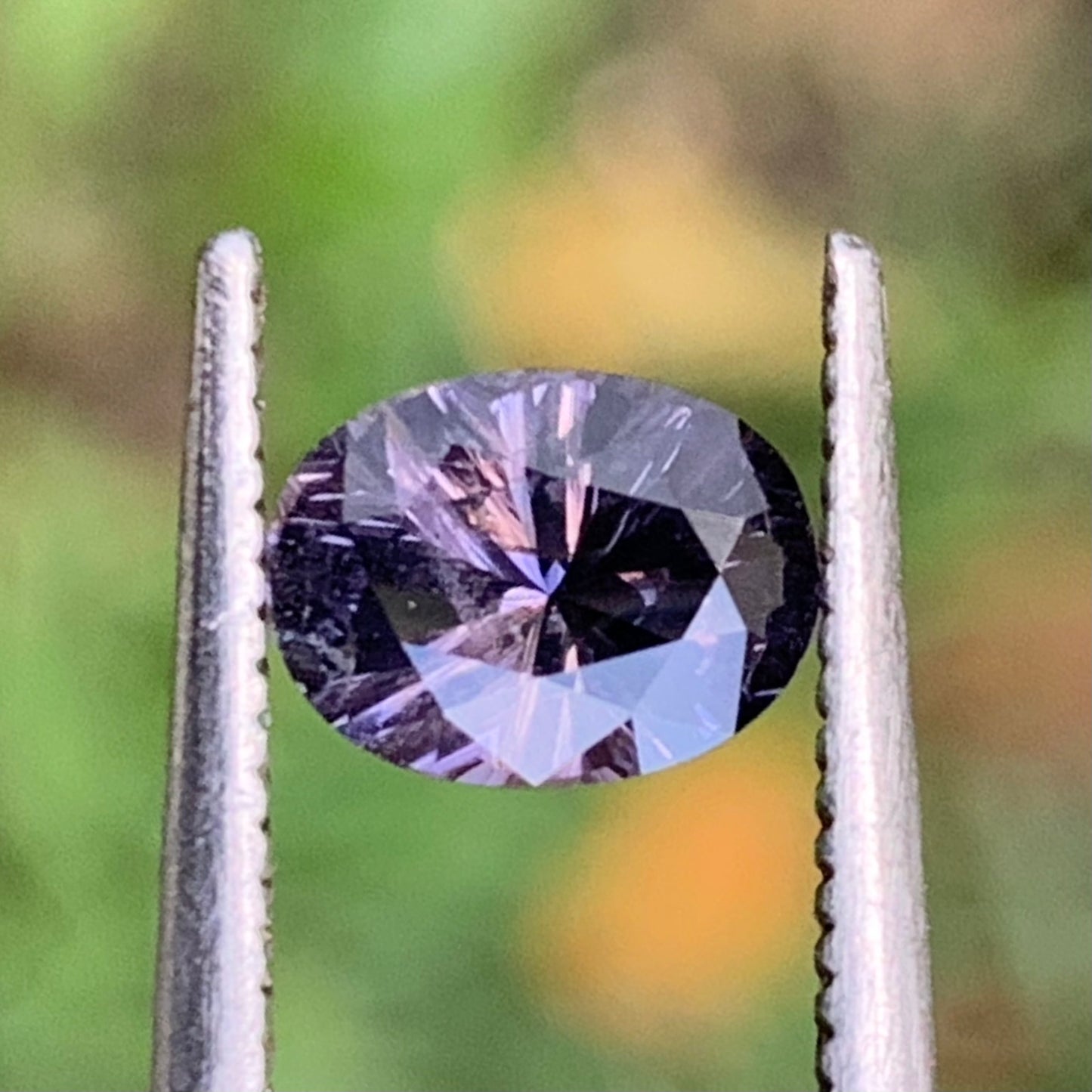 Purplish Spinel Concave Fantasy Cut 0.78 Ct Oval Natural Loose Gemstone For Center Stone from Sri Lanka