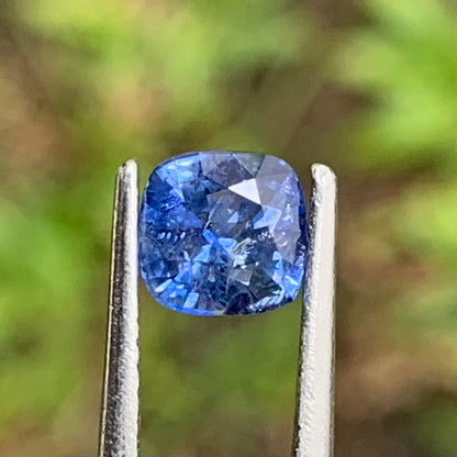 Blue Sapphire Cushion 0.89 Ct Heated Only Natural Loose Gemstone For Jewelry Making