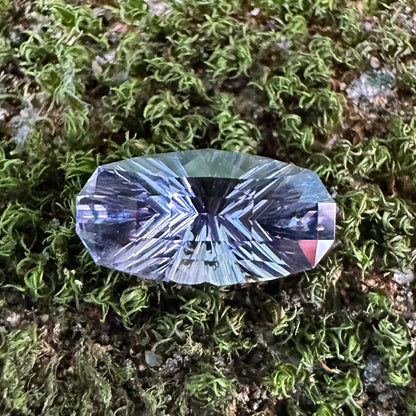 Purple Spinel Concave Cut Modified Oval 1.40 Ct Natural Loose Gemstone For Center Stone From Sri Lanka